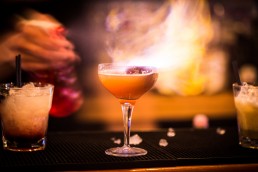 Flaming Cocktail Club Soda image © Voist Ltd